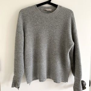 Everlane cashmere waffle sweater